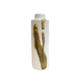SMALL WHITE VASE WITH GOLD DRIP