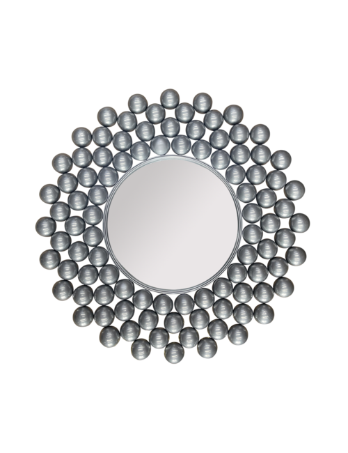 Silver Bubble Mirror