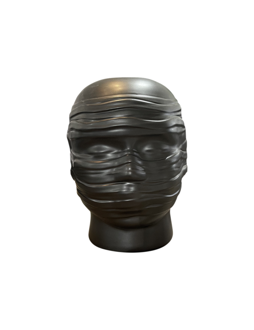 MATTE BLACK MUMMY HEAD