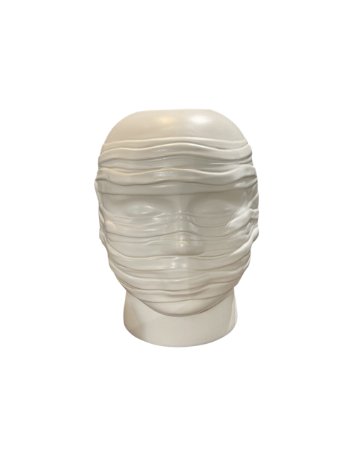 MATTE WHITE MUMMY HEAD