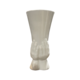 GLOSS WHITE VASE HELD BY HAND AND WRIST