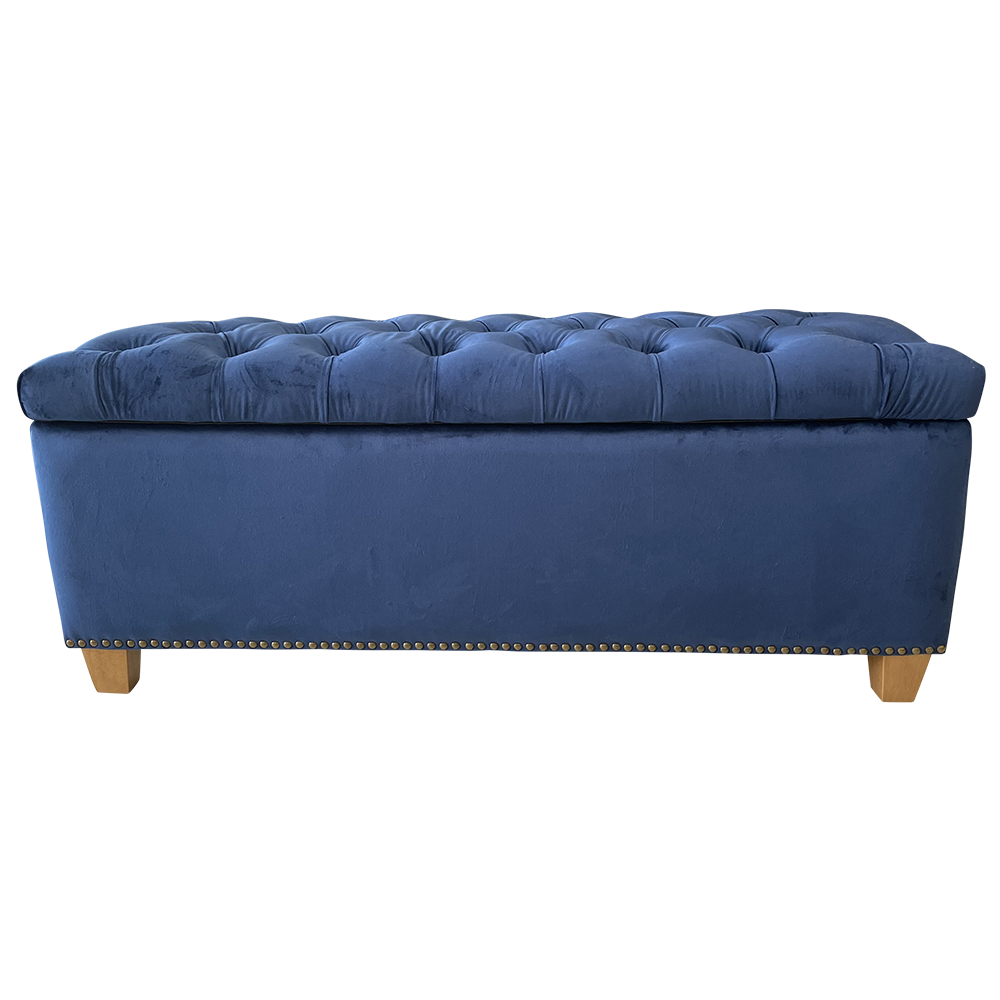 Velvet shop ottoman rectangle