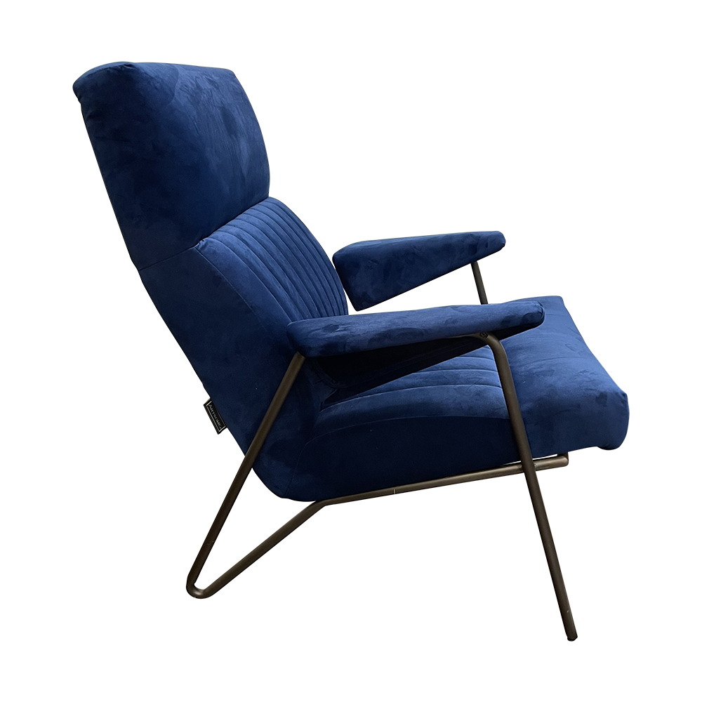 Modern blue armchair hot sale