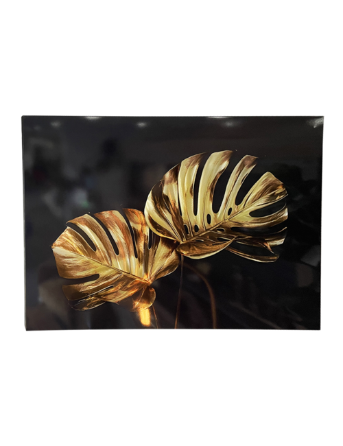 GOLD LEAF ALUMINIUM WALL ART