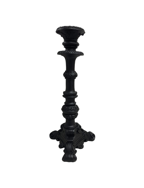 LARGE BLACK CANDLESTICK