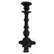 LARGE BLACK CANDLESTICK