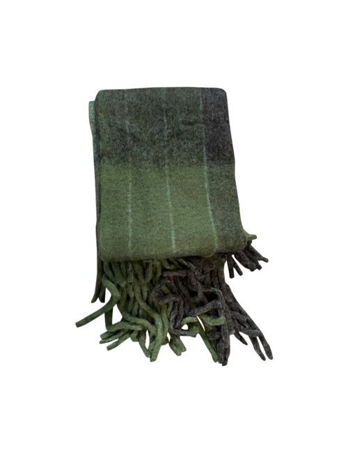 OLIVE/CHARCOAL MOHAIR BLEND THROW - Decor-Home Decor : Affordable ...