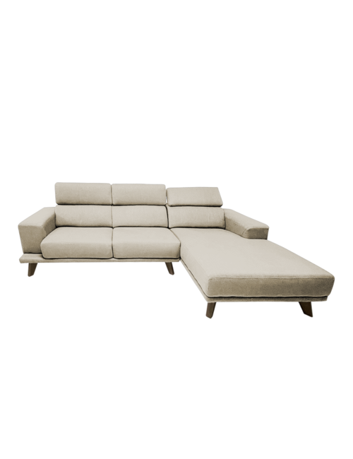 Kingston Cream Chaise Right Facing