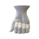 White Large Fist Vase