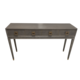 Grey Oak and Brass Console