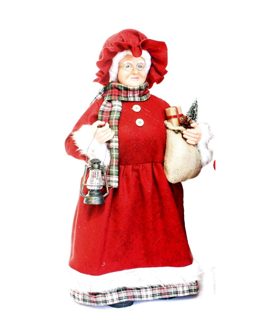 Mrs Claus Collection  Tartan Med 24"