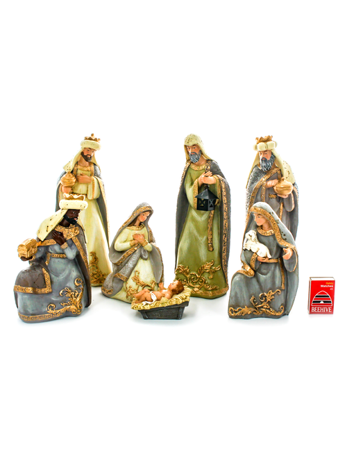 Large 7 pce nativity