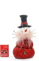 Red & Green II Fluffy Snowman Medium