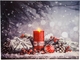 Light Picture 40 x 30 - Christmas Red Candle