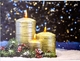 Light Picture 40 x 30 - Christmas Gold Candles