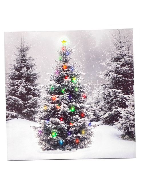 Light Picture 40 x 40 - Christmas Tree