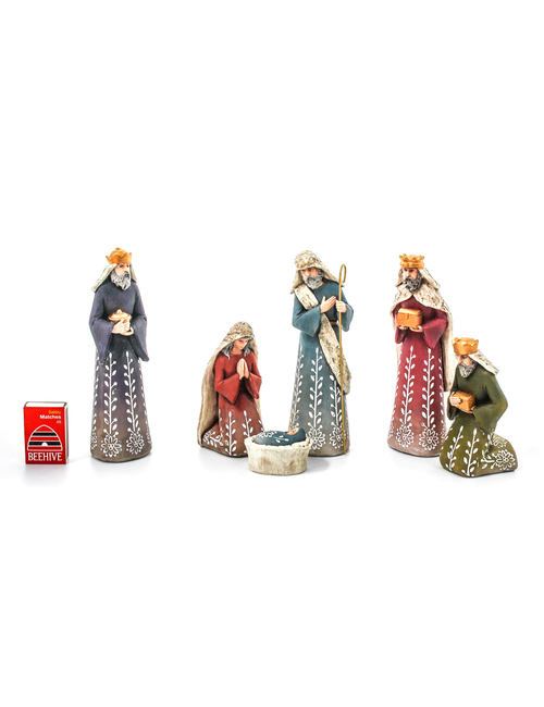 Nativity 6 Pce Set Medium Coloured