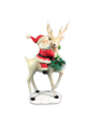 40CMH RESIN SANTA ON DEER