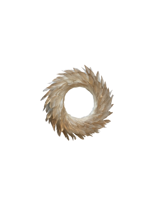 47CMD FEATHER WREATH