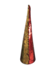 40CMH RED AND GOLD SEQUIN CONE