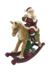 SANTA ON ROCKING HORSE