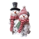 RESIN SNOWMAN COUPLE