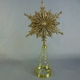 CHAMPAGNE GLITTER SNOWFLAKE TREE TOPPER