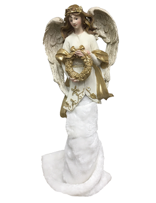 RESIN ANGEL SHEEPSKIN DRESS