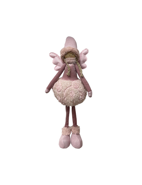 70CMH STANDING PINK PLUSH ANGEL