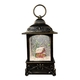 SMALL HOUSE IN SQUARE LAMP SNOWGLOBE