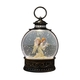 SMALL ANGEL IN OVAL LAMP SNOWGLOBE