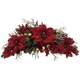 BERRY\PINE\RED POINSETTIA TWIGGY SWAG