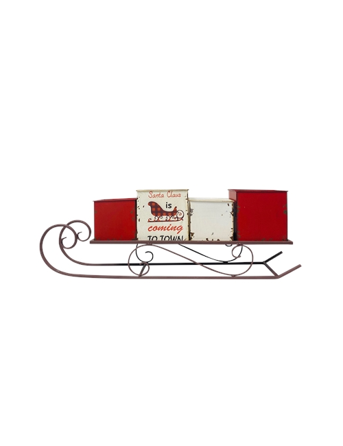 BOXES ON SLEIGH