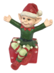 BOY ELF ON GIFT