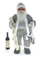 Large silver mist santa