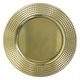 CHARGER PLATE - GOLD PYRAMID SV0605