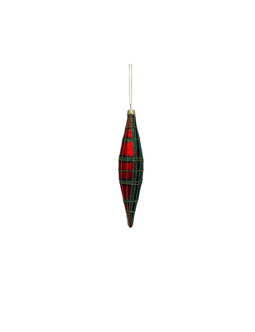 RED/GREEN TARTAN GLASS OLIVE