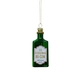 GLASS CHRISTMAS GIN BOTTLE