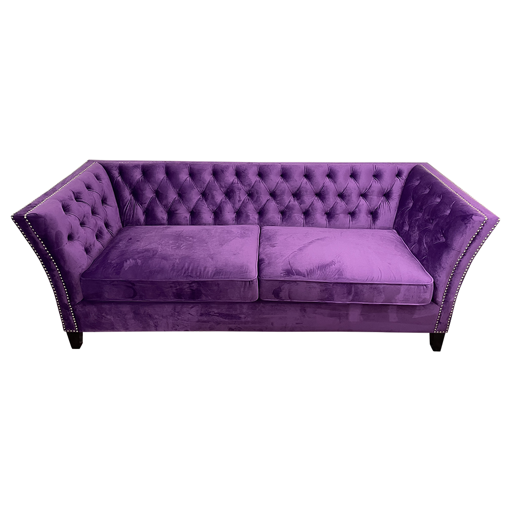 Luxury on sale purple sofa