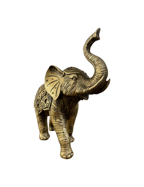 23cmh Gold Elephant