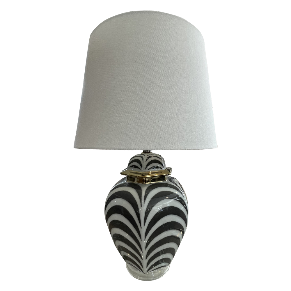 Zebra table hot sale lamp