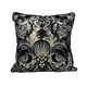 Black/gold 50cmsq cushion