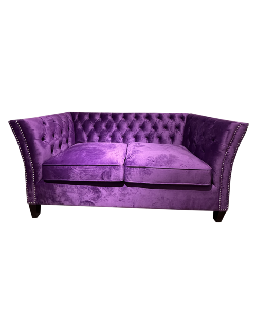 Sebastion Purple 2 seat sofa