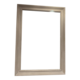 Oyster Grey Framed Mirror