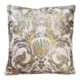 Ivory/gold 50cmsq cushion 