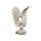 White wings on head sculpture