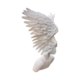 White wings on head sculpture