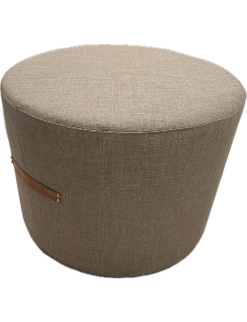 54cmd beige fabric ottoman