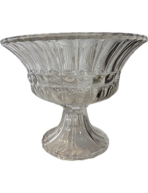 Fluted Bowl On Stand