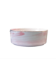 PINK 13.5CMD MARBLED BOWL